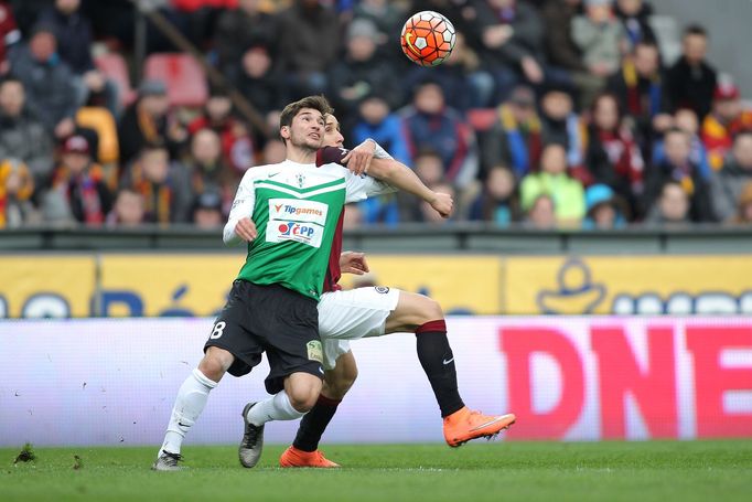 SL, Sparta-Jablonec: Josef Šural - Michal Trávník