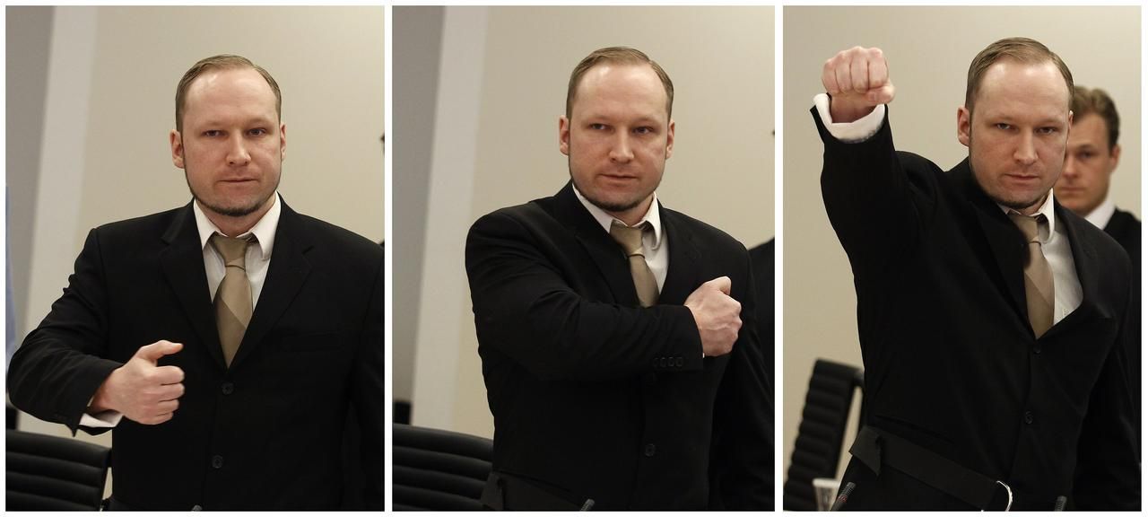 Breivik u soudu - den druhý