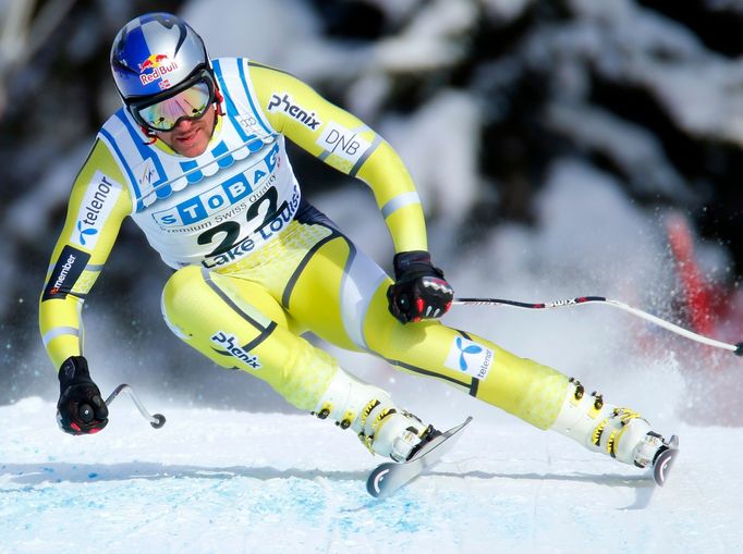 Norský sjezdař Aksel Lund Svindal