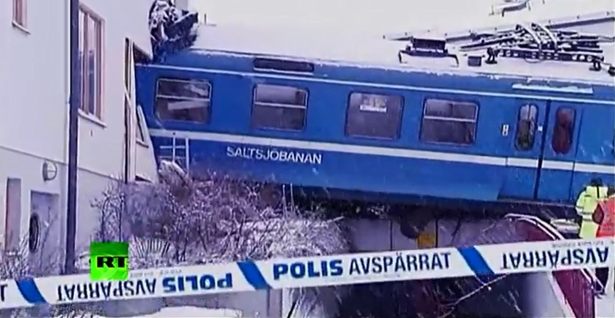 Švédská uklizečka ukradla vlak