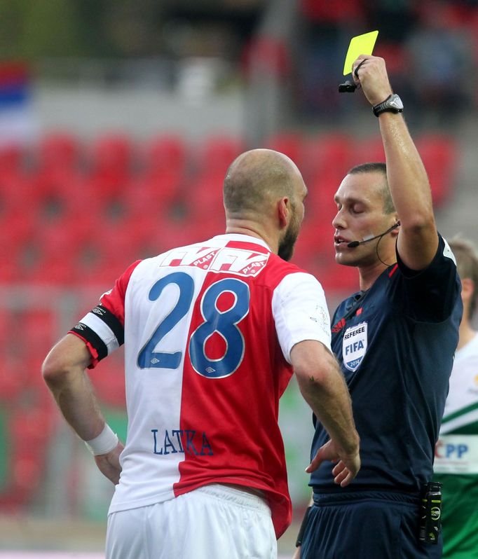 Slavia - Jablonec (Latka, rozhodčí Zelinka)