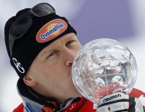 Vítěz Kříšťálového glóbu Didier Cuche