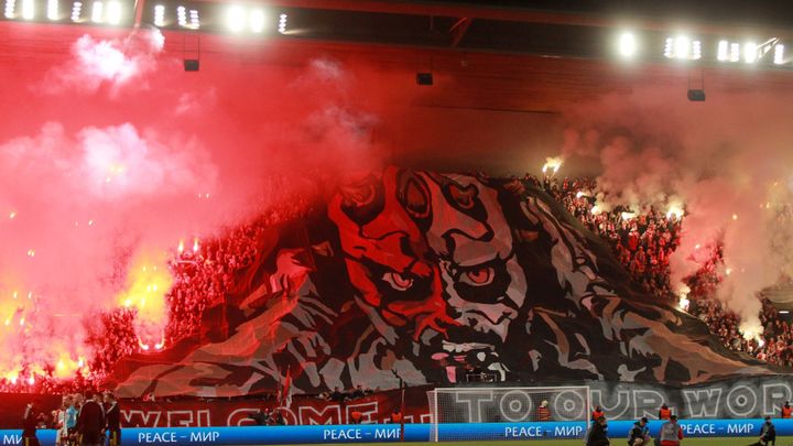 Slavia bude mít příští zápas v pohárech zavřenou část stadionu; Zdroj foto: Milan Kammermayer