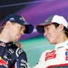 Sebastian Vettel a Kamui Kobajaši při VC Japonska