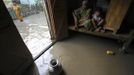 Flood-affected residents sit inside their flooded house at Dhuhibala village in the northeastern Indian state of Assam July 1, 2012. Incessant heavy rains in northeast India have caused massive flooding and landslides, killing more than 60 people, local media reported on Sunday. REUTERS/Utpal Baruah (INDIA - Tags: DISASTER ENVIRONMENT) Published: Čec. 1, 2012, 5:07 odp.