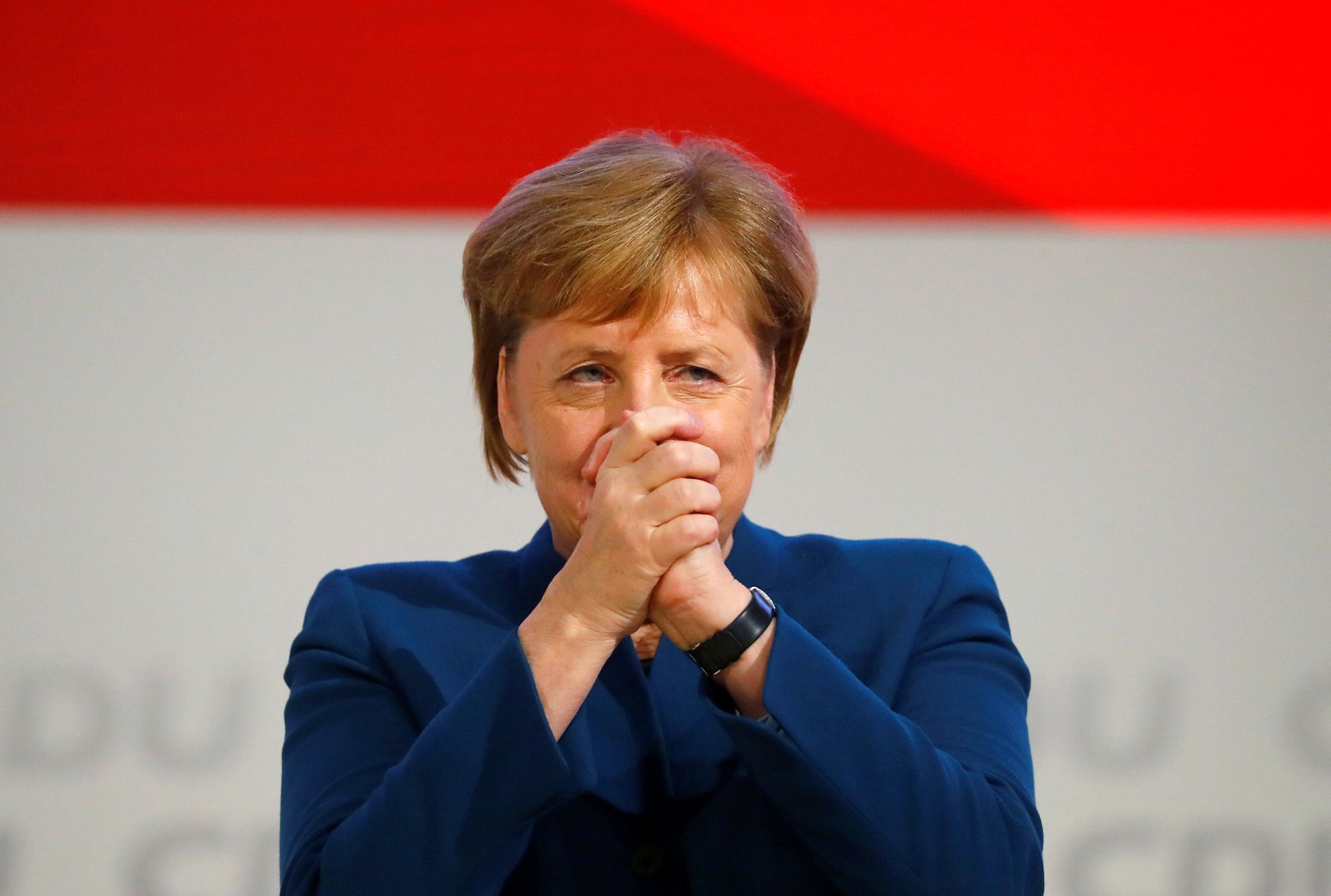 Sjezd CDU Angela Merkel