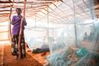 Tak například vypadá život v uprchlickém táboře Nduta v severozápadní Tanzanii. Nově příchozí tu přespávají ve společných přeplněných stanech.