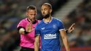 Soccer Football - Europa League - Round of 16 Second Leg - Rangers v Slavia Prague - Ibrox Stadium, Glasgow, Scotland, Britain - March 18, 2021 Rangers' Kemar Roofe looks