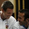 Losování Davis Cupu: Berdych, Štěpánek (smích)