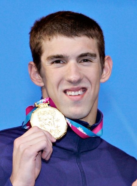 Michael Phelps - hrdina mistrovství světa v plaváni v Melbourne.