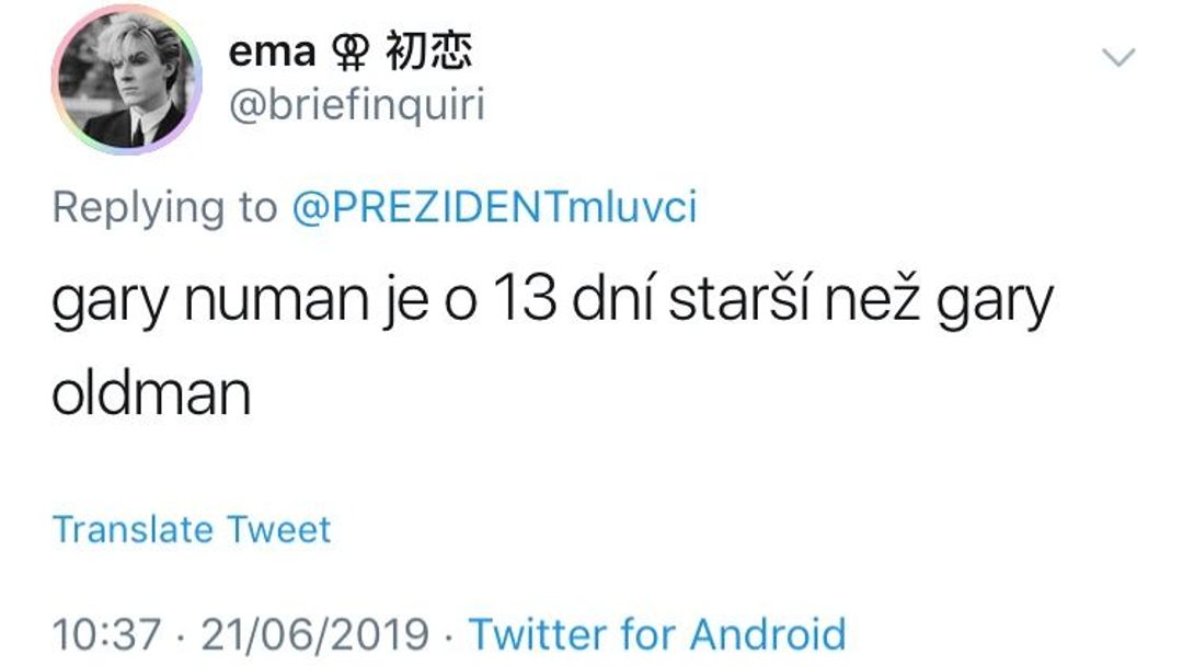 Twitter - Jiří Ovčáček komentáře