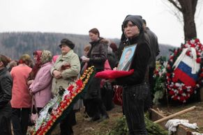 Obrazem: Loučení s oběťmi důlního neštěstí na Sibiři
