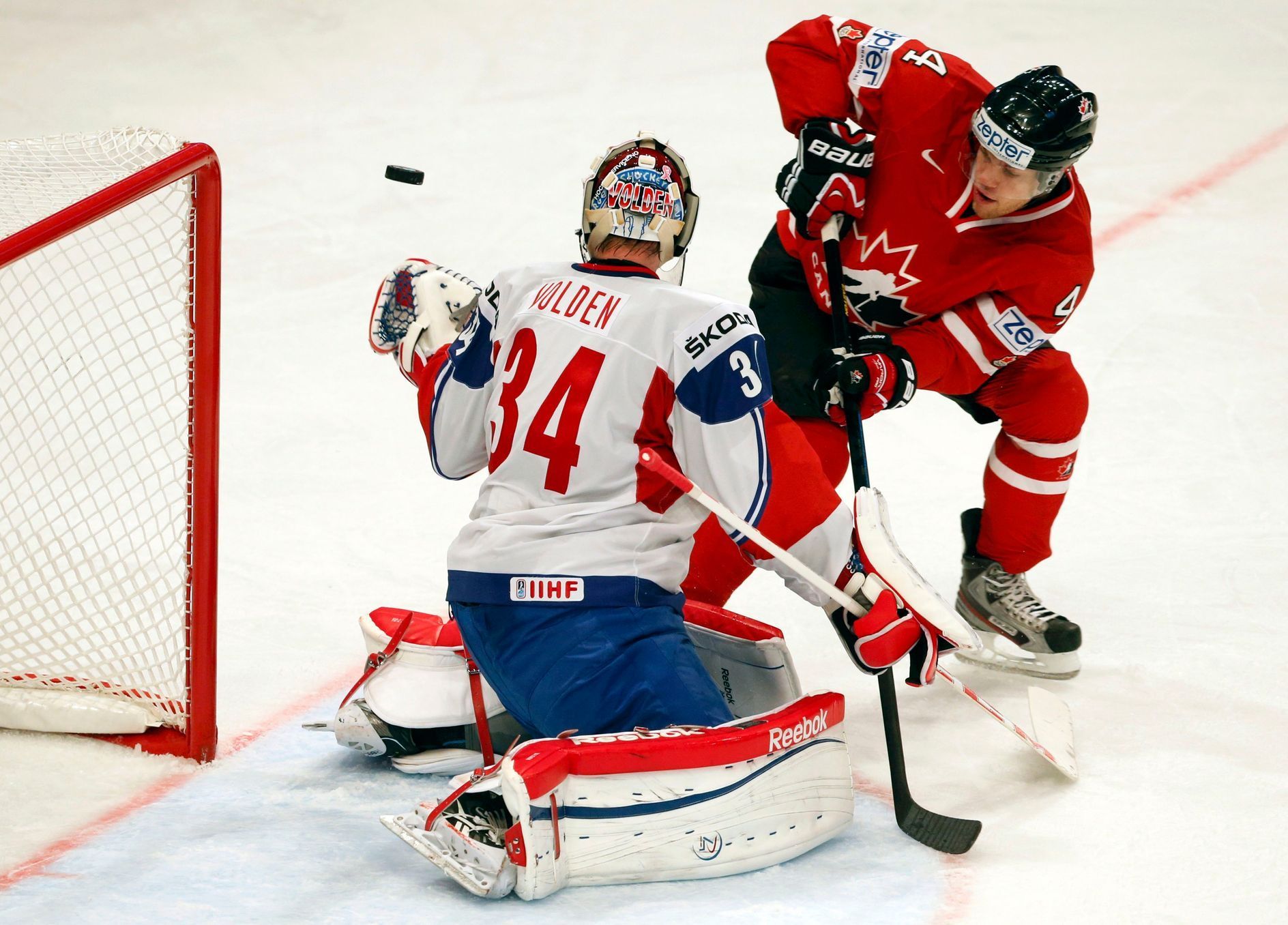 MS v hokeji 2013: Kanada - Norsko (Volden, Taylor)