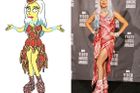 Lady Gaga předvede masový kostýmek v Simpsonech