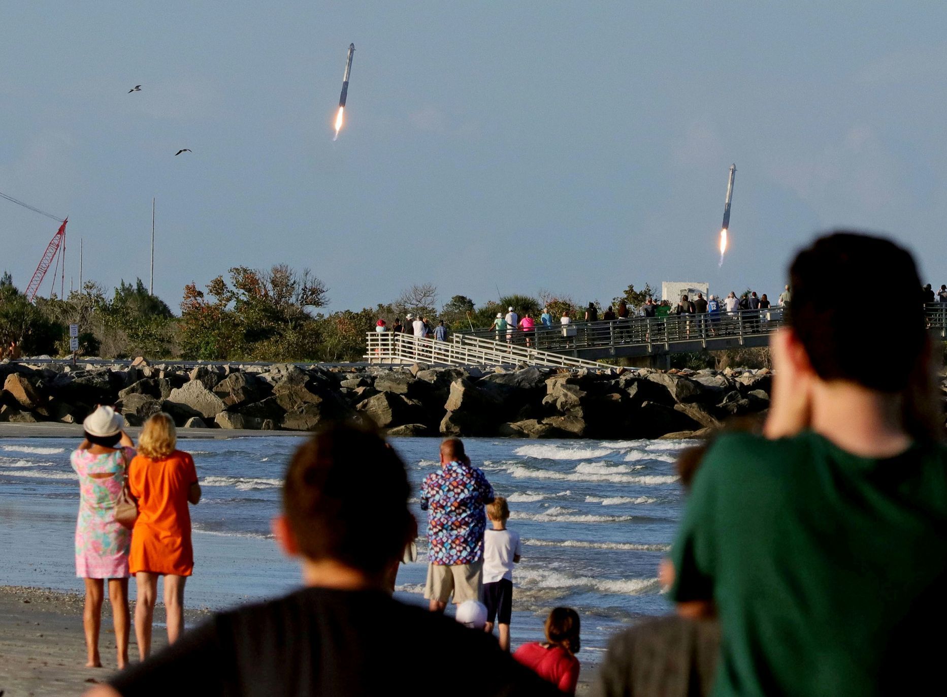 Start rakety Falcon Heavy