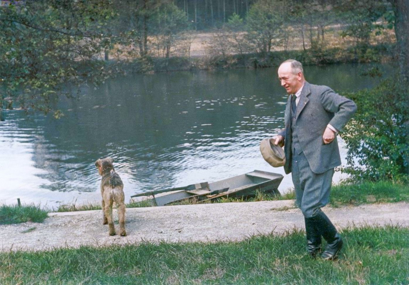Edvard Beneš, prezident, obarvené fotografie, historie, Československo, Domácí