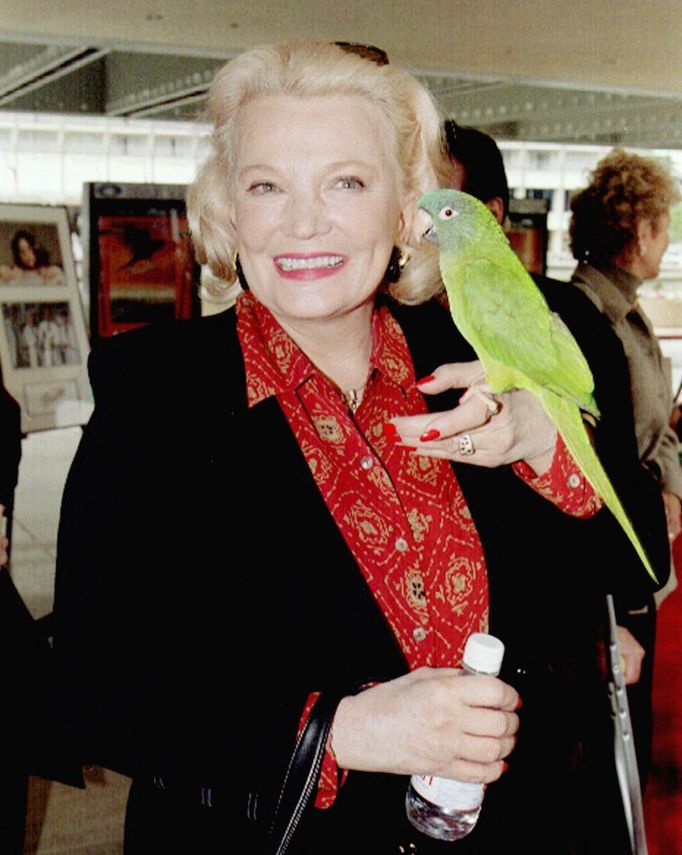 Herečka Gena Rowlands.