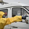 Nácvik opatření v případě úniku radiace v Záporoží 7