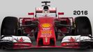 F1. Ferrari SF15-T (2015) vs.SF16-H (2016)