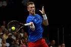 Lehečka - Bautista 6:7, 4:6. Španělsko se v Davis Cupu ujímá vedení