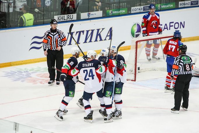 Duel KHL mezi HC Lev a Slovanem Bratislava