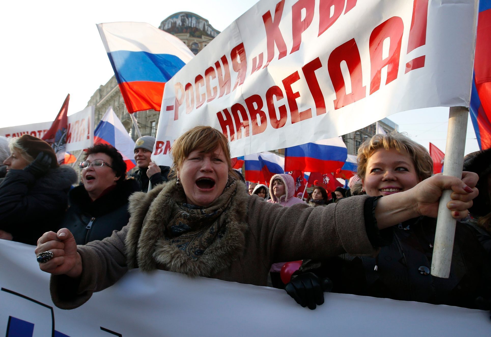 Demonstrace národní jednoty v Moskvě