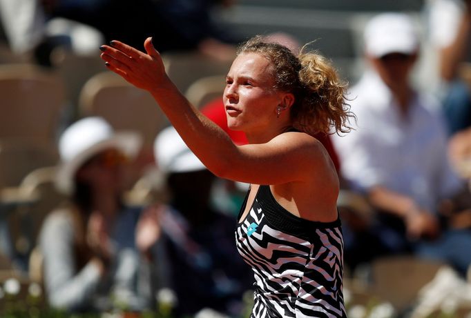 Kateřina Siniaková ve 3. kole French Open 2019