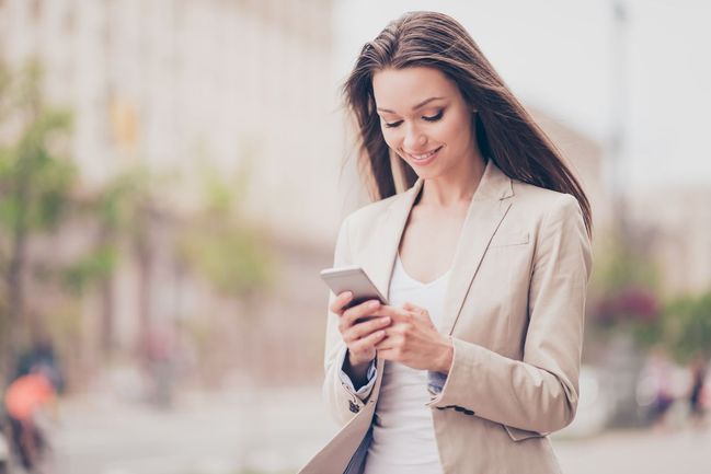 Poslat "textovku", že si schůzku s vámi užil