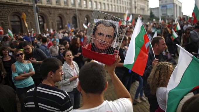Demonstrace v Sofii, ilustrační foto.