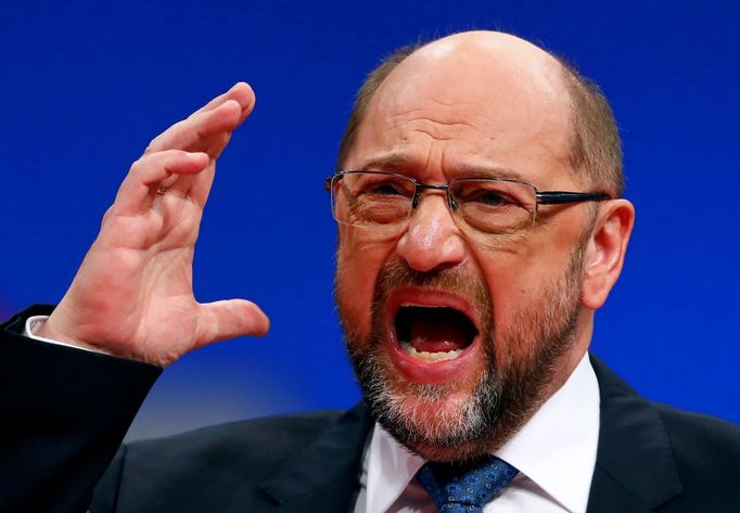 Martin Schulz na sjezdu sociálních demokratů 7.prosince.