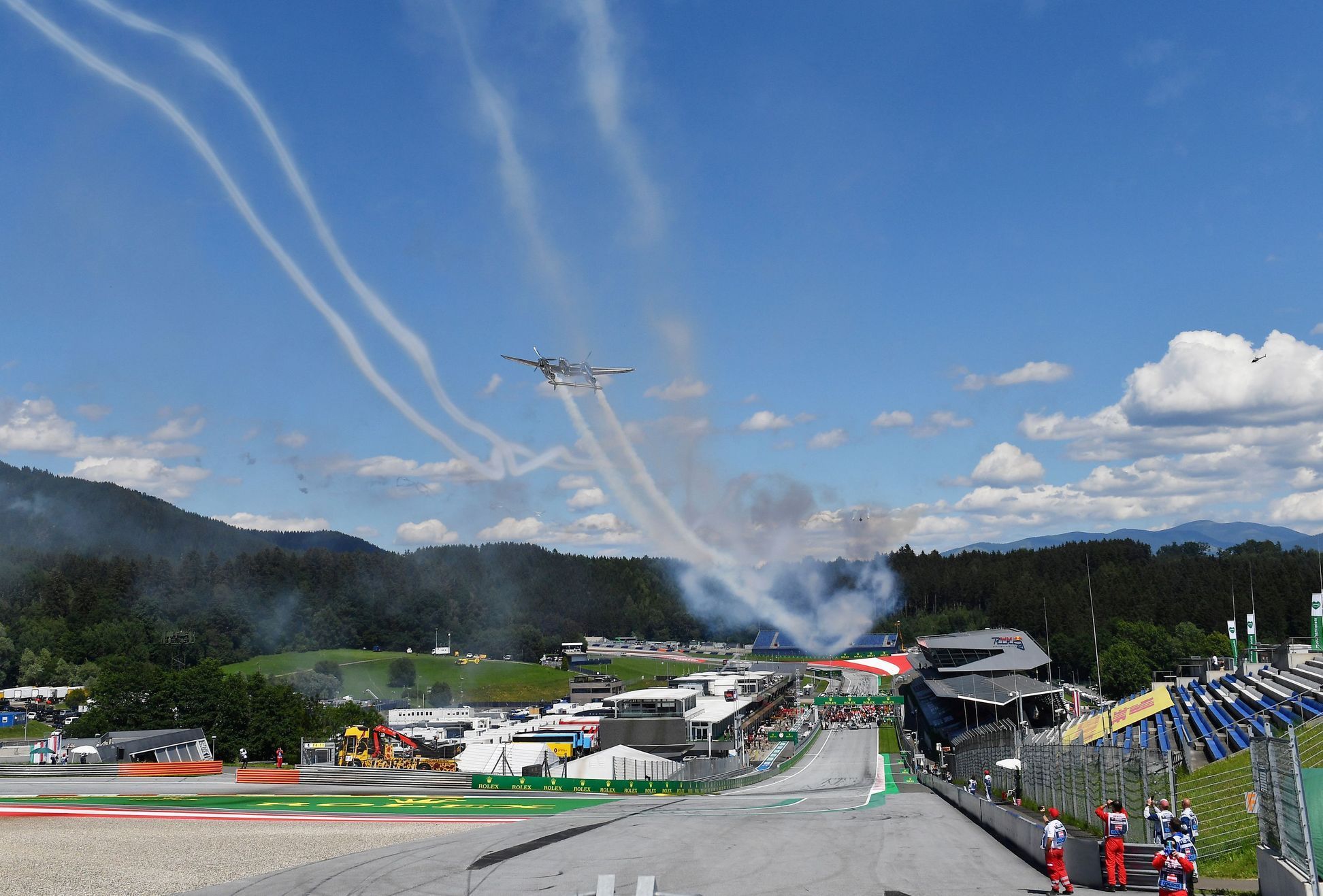 Letecká show před GP Rakouska F1 2020