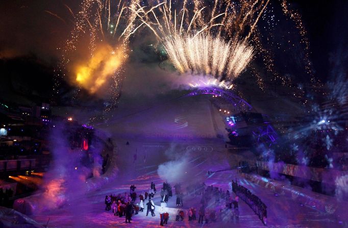 Zahajovací ceremoniál MS ve sjezdovém lyžování ve Schladmingu