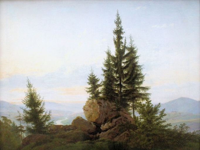 Krajina jak ji maloval romantik Caspar David Friedrich. Po její estetice nepřestáváme toužit, ale svět klimatického režimu malé doby ledové už je minulostí.