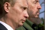 Další setkání v Havaně: Fidel Castro a ruský prezident Vladimir Putin. Prosinec 2000.