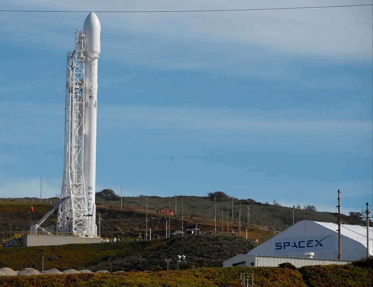SpaceX Falcon 9, kalifornská základna Vandenberg, 16. ledna 2016