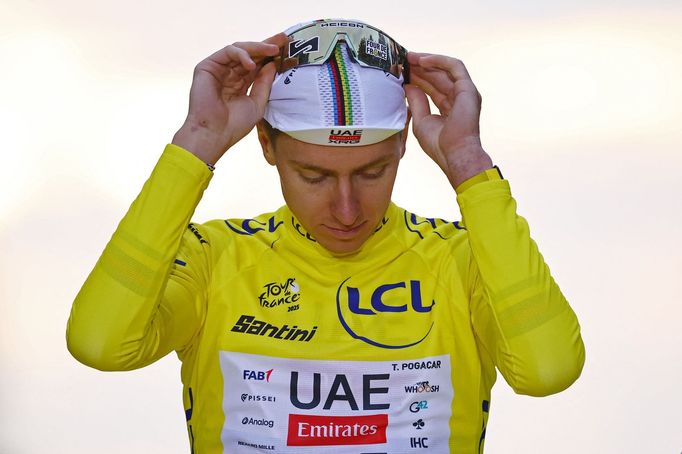 Tadej Pogačar po čtvrtém celkovém triumfu na Tour de France