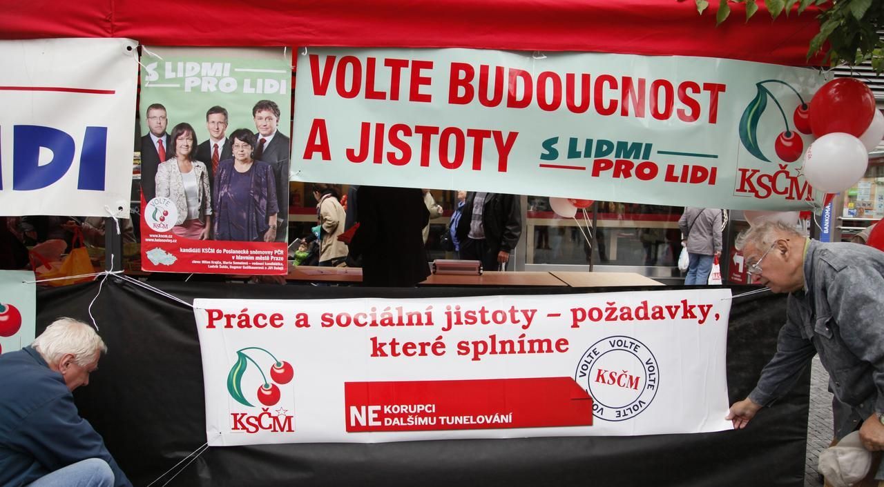 Předvolební kampaň KSČM