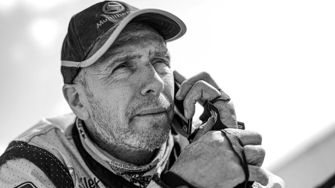 Motocyklista Edwin Straver na Rallye Dakar 2020
