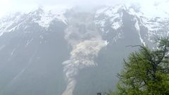 Blatten, ledovec, lavina