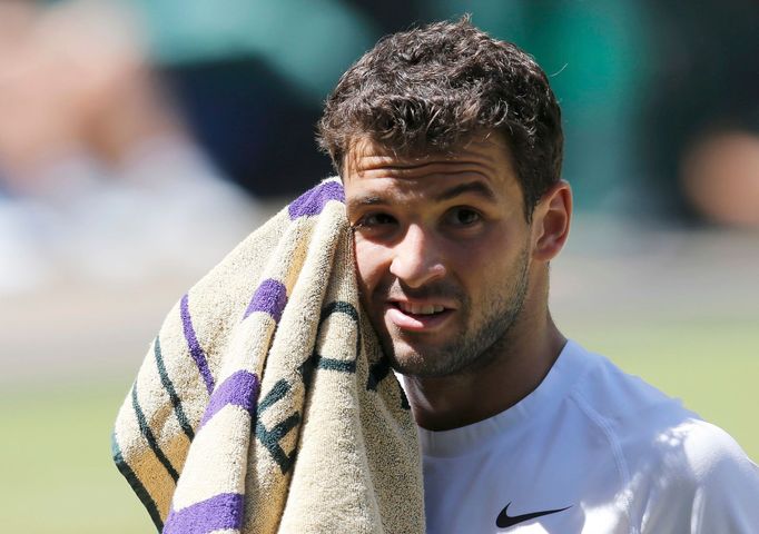 Grigor Dimitrov v semifinále Wimbledonu 2014