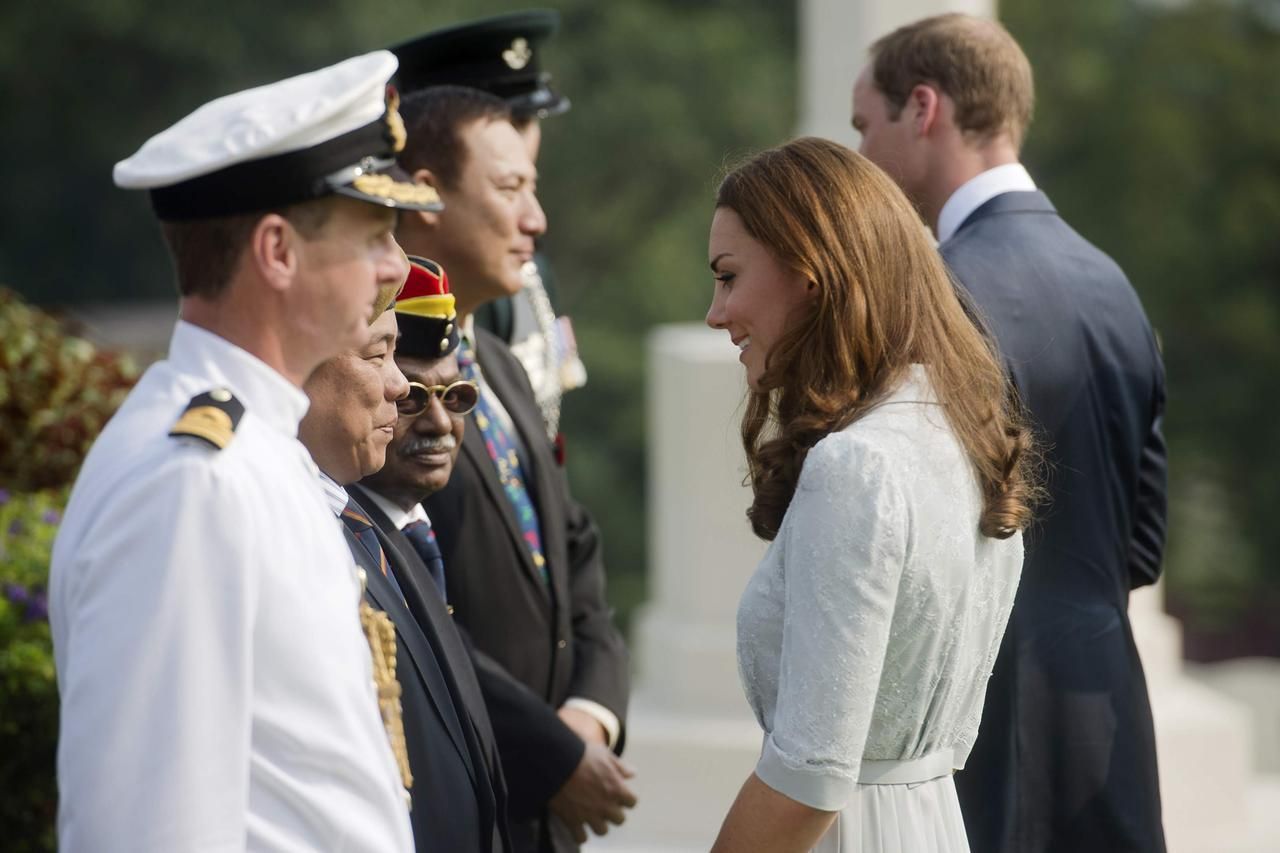 Kate a William na výletě v Malajsii