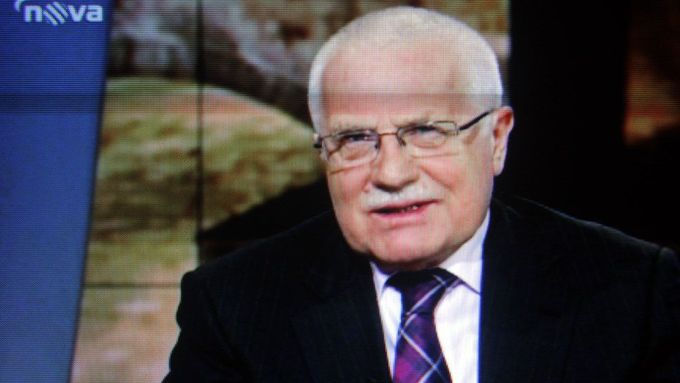 Václav Klaus bilancoval osmý rok na Hradě