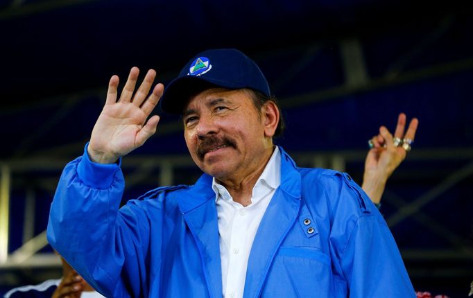 Nikaragujský prezident Daniel Ortega.