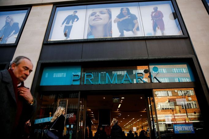 Prodejna irského řetězce Primark v Londýně na Oxford Street