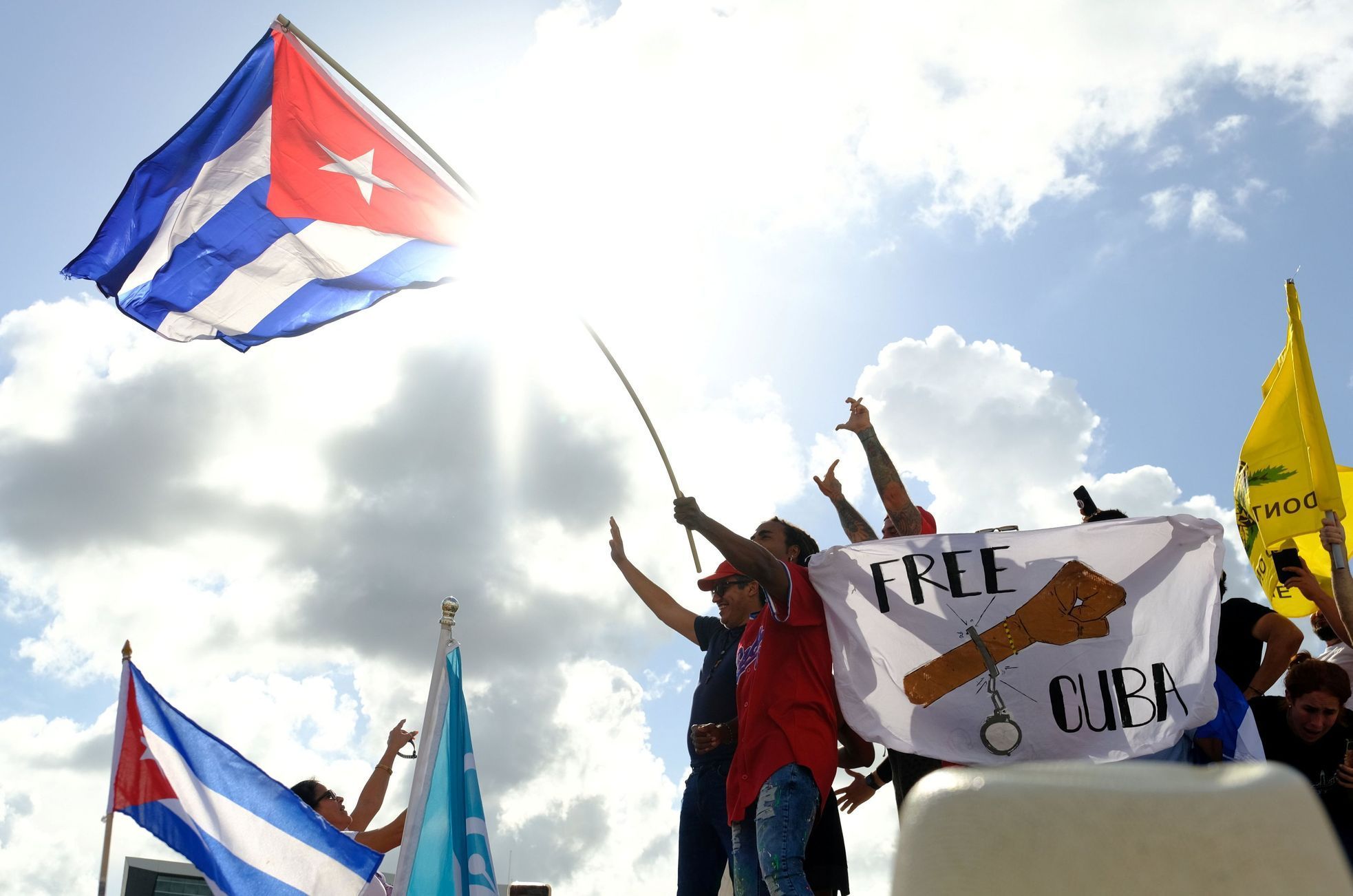 Protesty na Kubě