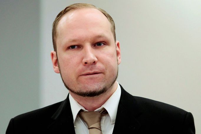 Norský masový vrah Anders Breivik.