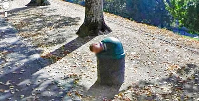 Reprofoto (výřez) z mapovací 3D služby Google Street View, kterou provozuje již 15 let americká společnost Google LLC.