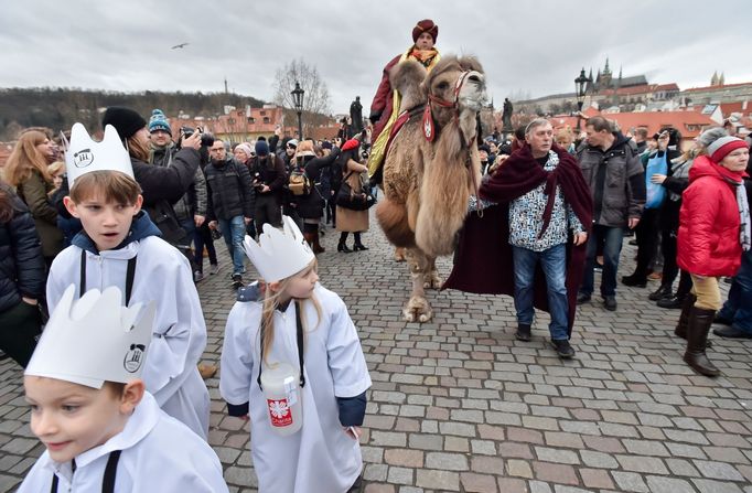 Tříkrálový průvod v Praze