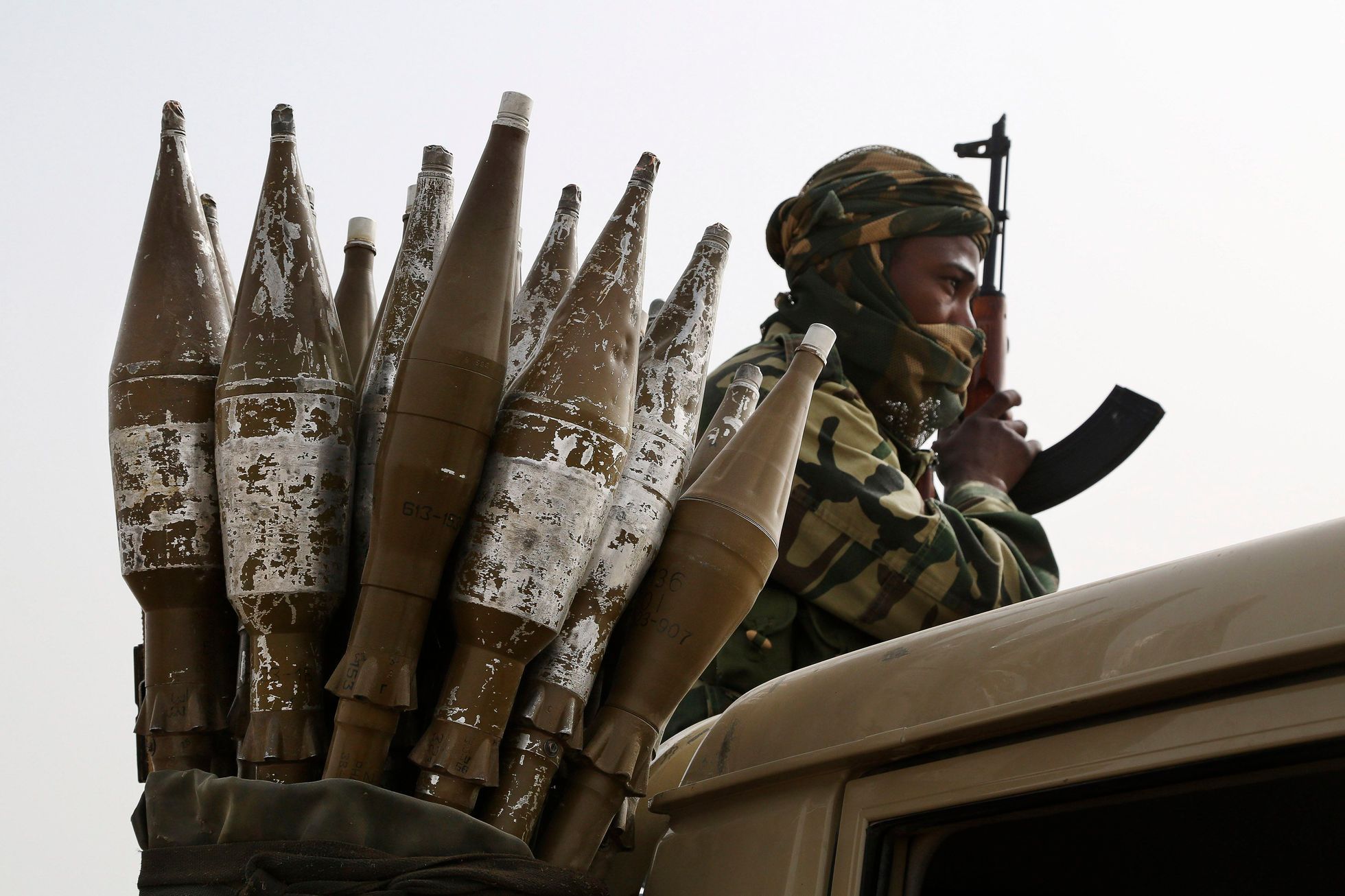 Čadští vojáci v boji proti Boko Haram