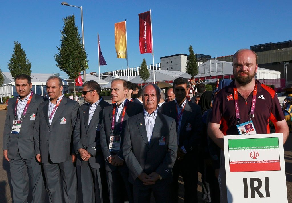 Íránská delegace na olympiádě v Londýně 2012
